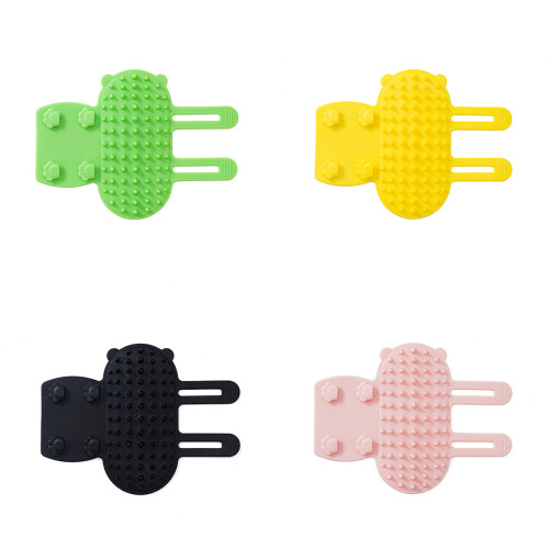 Cats Wall Corner Groomer Self Grooming Brush Efficient-Green 1