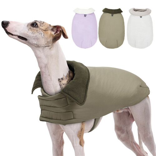 Fellweste für Hunde, dicker Mantel, Pullover, Kleidung,-Lila XL 2