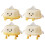 Spring Structure Tissue Box Cover-Yellow sitting position 2