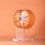 Quiet Spinner Running Wheel for Dwarf Syrian Hamster-orange 5
