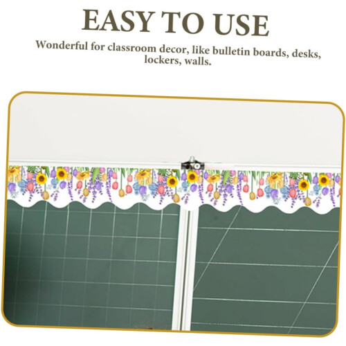 Bulletin Board Cladding Interchangeable Edge Sticker Boundaries 2