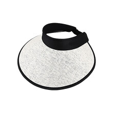 Chapeau de soleil d'extérieur à larges bords,-Blanc laiteux