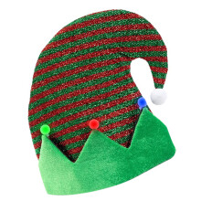 Bonnets de noël unisexes, chapeau d'elfe, chapeau-Style 2