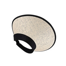 Chapeau de soleil pliable pour adultes, chapeau Portable à-Beige