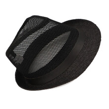 Chapeau Trilby de Style britannique pour hommes, chapeau-Noir