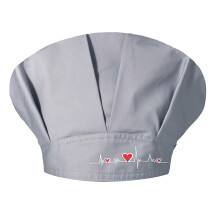 Casquettes chirurgicales en coton réglables-Broderie légère gra