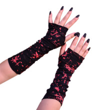 Mitaines pour spectacles sur scène, gants mystiques-Noir