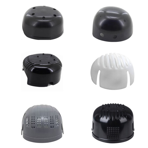 Protections pratiques, casques de sécurité-Côté maille noire 1