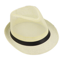 Chapeau Trilby britannique pour adultes, Camping en plein-Beige