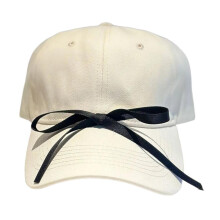 Chapeau de Baseball à nœud papillon pour femmes, élégant,-Blanc