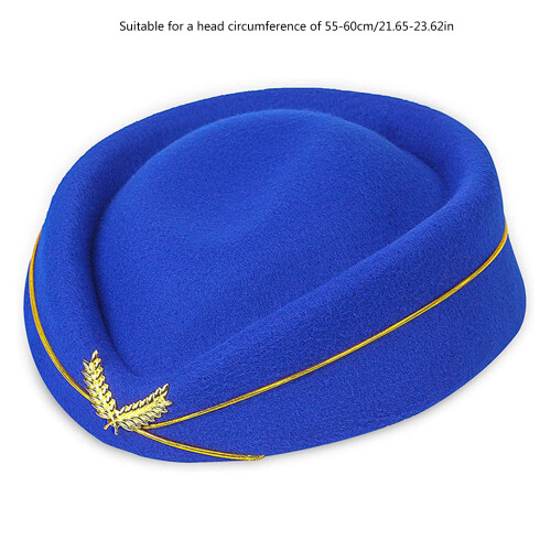 Chapeau d'agent de bord,-Ensemble de 5 pièces point rouge 2