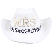 Chapeau à bijoux en cristal blanc avec perles lourdes,-BlancMRS