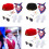 Chapeau d'agent de bord,-Ensemble de 5 pièces point rouge 5