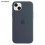 (Multicolor, Dark Blue) For iPhone 14 MagSafe Liquid Silicone Phone Back Cover with Induction Popover Design 1