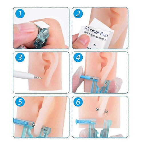 Sterile Ear Piercing Gun Kit with Studs 2