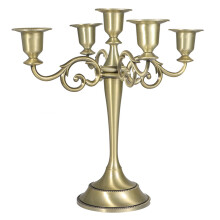 Anti-corrosion and Anti-rust Properties for Lasting Beauty, Stable and Durable Construction in Antique Green, 3-arms Candelabra with Polished Finish,