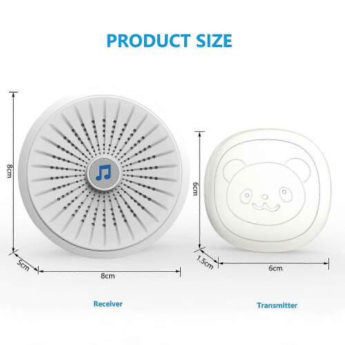 (Medium Standard) Trade E-Commerce Waterproof Wireless Pet Training Touch Button Doorbell 1