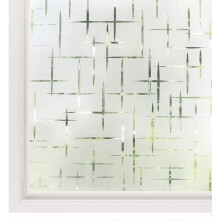 Door Window Coverings, Frosted Glass Window Film for Heat Control, Privacy Screen with Elegant Design, Removable Vinyl for Easy Application in Home Of
