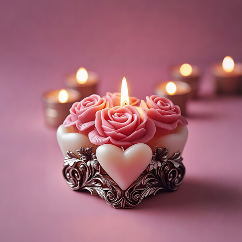 Embossed Rose Flower Silicone Molds Baking Tool for-Style C 2