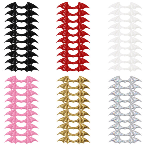 Halloween Demons Horn Wing Crafting Supplies Portable-Red 1