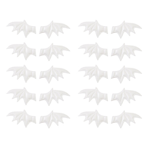 Featherlight PU Leather Demons Wing Quick Assembly-White