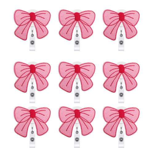 Customizable Nurse Accessories 6Pcs Bowknot Clip Set-Style D