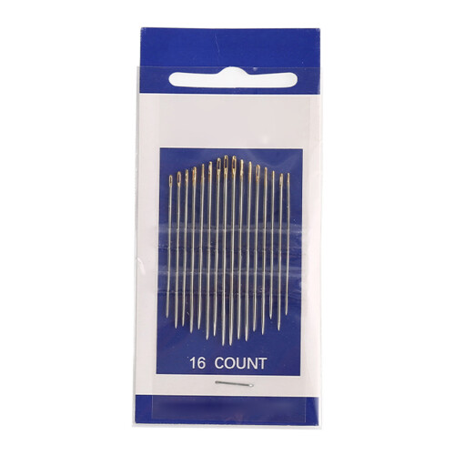 Embroidery Needle Easy Threading Alloy for Crafting Sewing-Gold