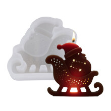 Santa Silicone Candle Mold For Epoxy Resin Making-Santa Claus A