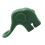 Whimsical Elephant Design Plant Stake Stand For Soil-Navy Green 1