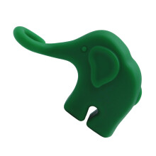 Whimsical Elephant Design Plant Stake Stand For Soil-Dark green