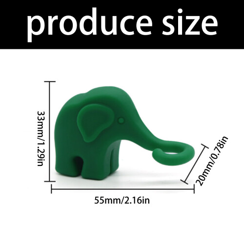 Piquet décoratif de Support de plante d'éléphant,-transparent 2
