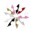 Gothic Styles Detachable Wing for Costumes Designs Soft-Red 3