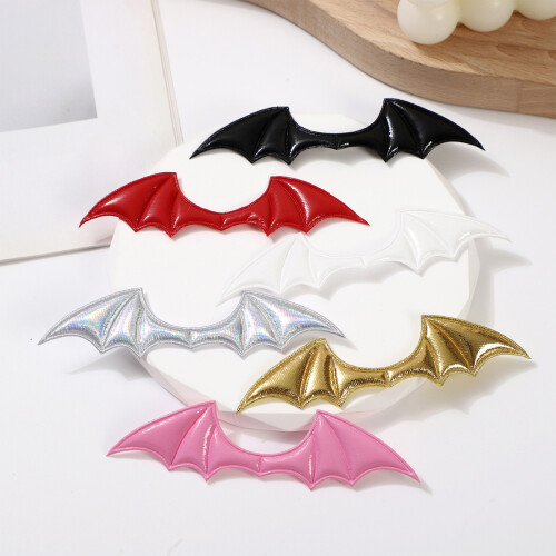 Multipurpose PU Leather Wing for Gothic Costumes-Laser silver 2