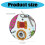 Vibranting Fabric Sewing Tape Measure 150cm Soft-Colored cloth 4