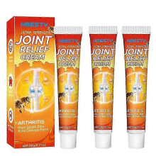(3pcs)Bee-Venom Professional Treatments Gel Joint Pain Treat Soothing Massage Cream for External Use
