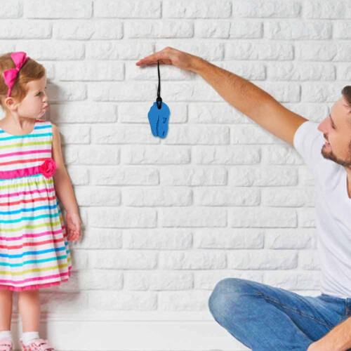 Ρυθμιζόμενο κολιέ αισθητηριακής μάσησης με σχοινί ασφαλείας, μενταγιόν μάσησης 1