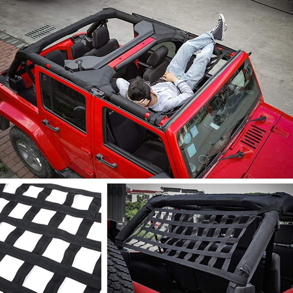 Mesh Cargo Net, Universal Cargo Net Providing Comfortable Rest Place, Custom-Fitted For Various Vehicles, Ensuring Safe And Secure Transport Of 9128293448307