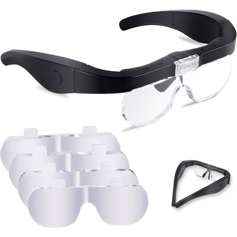 Elevate Your Craftsmanship, USB Rechargeable Magnifier with 5H Grade Lenses, Ergonomically Designed