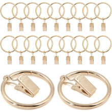 Curtain Accessories for Elegance and Durability, Light Gold Finish with Durable Plating for Rustproof Performance, Wide Application in Hotels