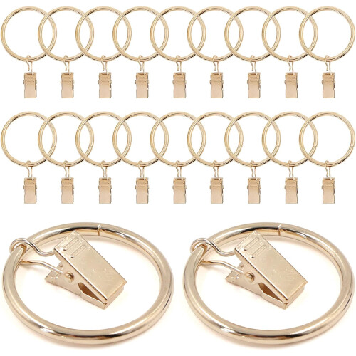Curtain Accessories for Elegance and Durability, Light Gold Finish with Durable Plating for Rustproof Performance, Wide Application in Hotels