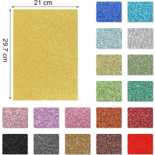 Self-Adhesive Glitter Sheets for Creative Joy, Scrapbook DIY Projects Made Easy with Multicolor Glittery Craft Paper, Sparkling Paper for