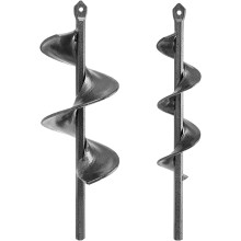 Planting Auger Bit Set, Non-Slip Hex Drive, Garden Auger, 2PCS Auger Drill Bit Set For Versatile Planting, Heavy Duty Garden Tool Designed For