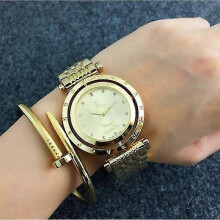 (gold) Minglan Pandora Women\'s Rotatable Casual Watch Pandora Women Rotatable Casual Watch Lady