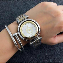 (Silver Gold) Minglan Pandora Women\'s Rotatable Casual Watch Pandora Women Rotatable Casual Watch Lady