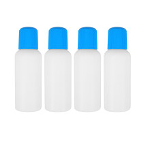 8Pièces Flacons Vide Éponge 100Ml Plastique Durable Usage
