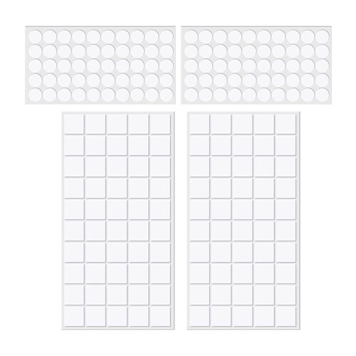 200Pièces Pâte Adhésive Double-Face Transparente Pour Décoration DIY
