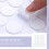 200Pièces Pâte Adhésive Double-Face Transparente Pour Décoration DIY 10