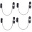 (White) 4 Pcs Window Restrictor Locks for Baby Security and Home Office Safety 5