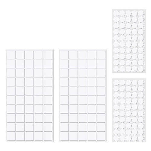 200Pièces Pâte Adhésive Double-Face Transparente Pour Décoration DIY 2