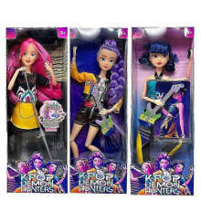(3pcs Set) Kpop Demon Hunters Doll Toys - Rumi, Mira, Zoey Action Figures for Girls - Beautiful DIY Dolls